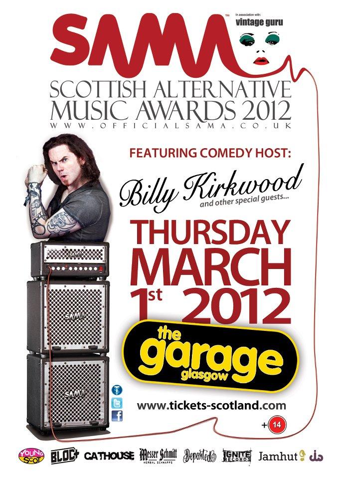 SCOTTISH ALTERNATIVE MUSIC AWARDS 2012 + APP